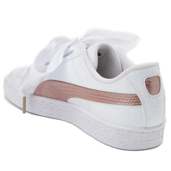 PUMA Athletic Basket Heart Patent Shoes - Picture 8 of 15